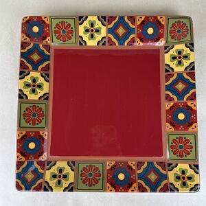 Home Studio BAJA COLLECTION 11” Square  Plate Dinner  Plate‎ Dishwasher Safe